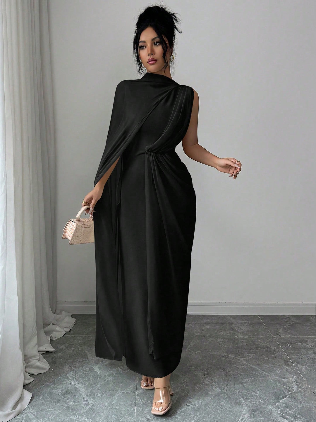 Rochie maxi SHEIN, negru