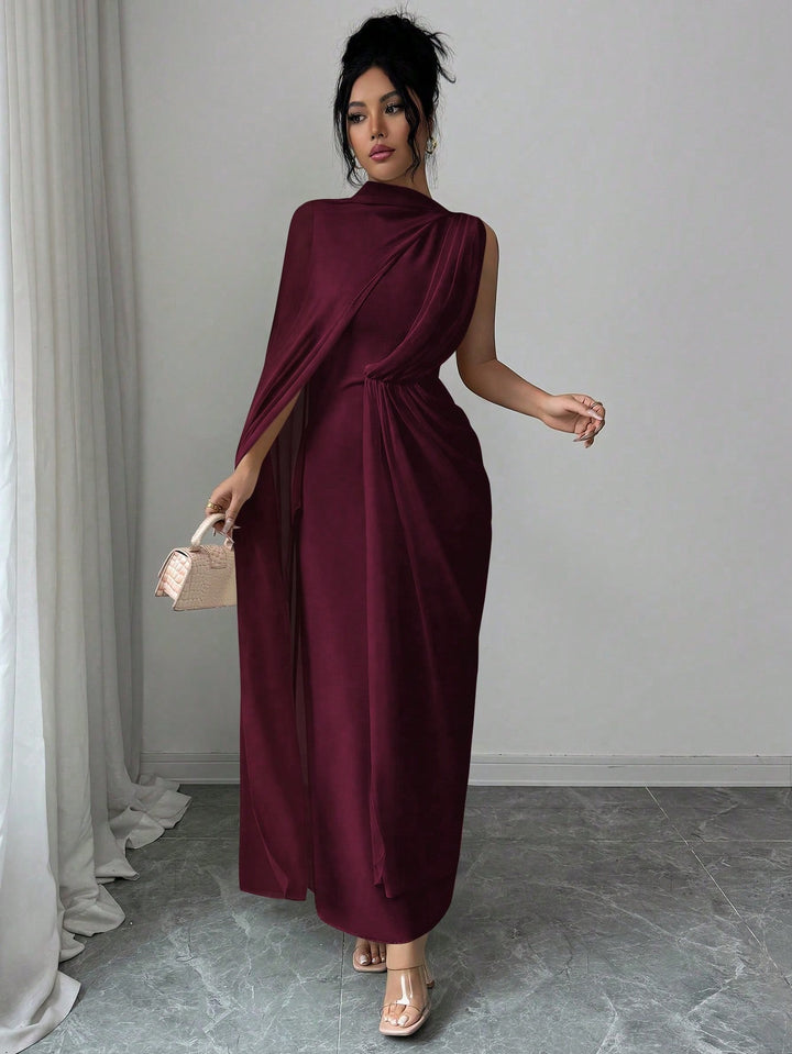 Rochie maxi SHEIN, vișiniu