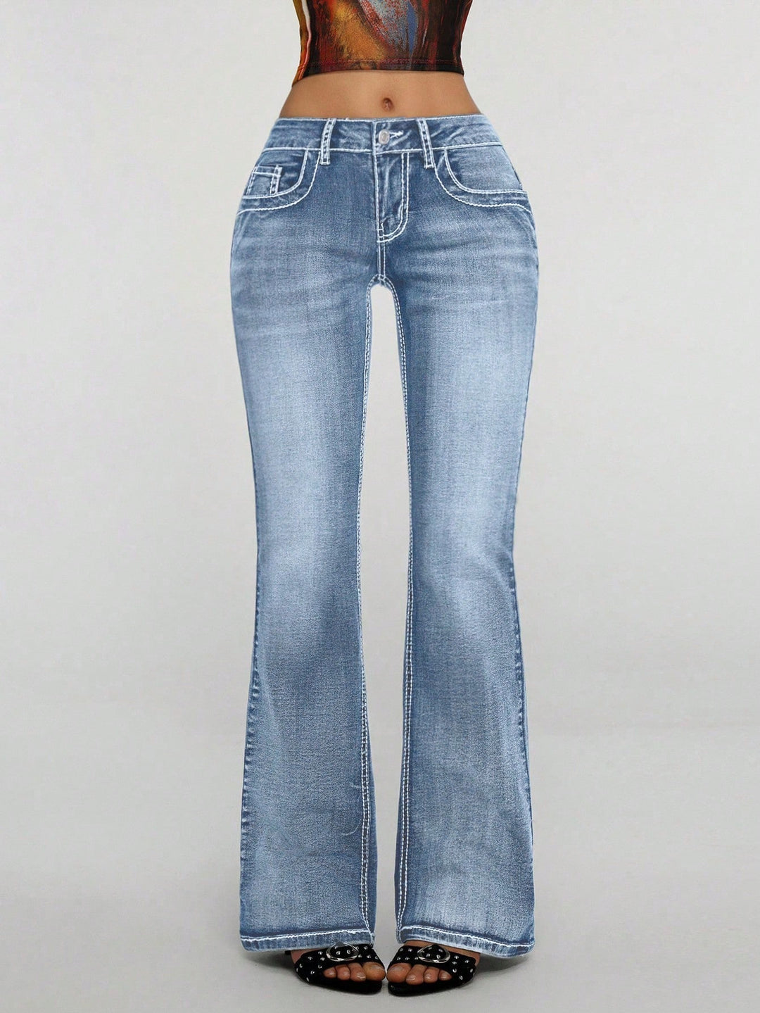 Jeans SHEIN, albastru
