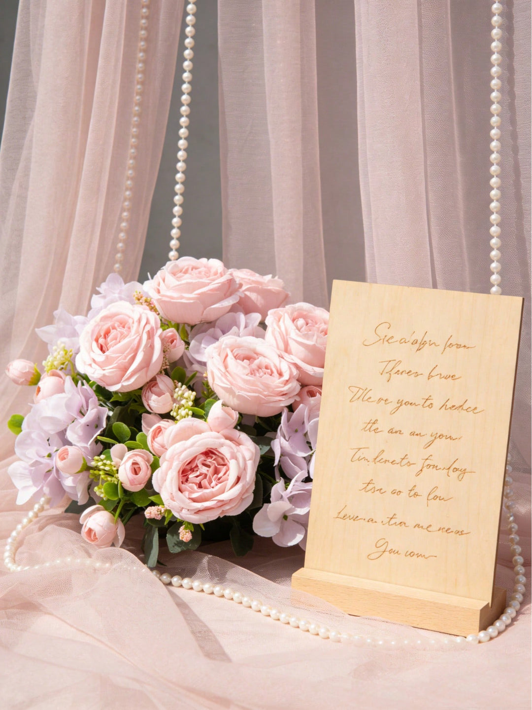 Floari artificiale SHEIN, roz