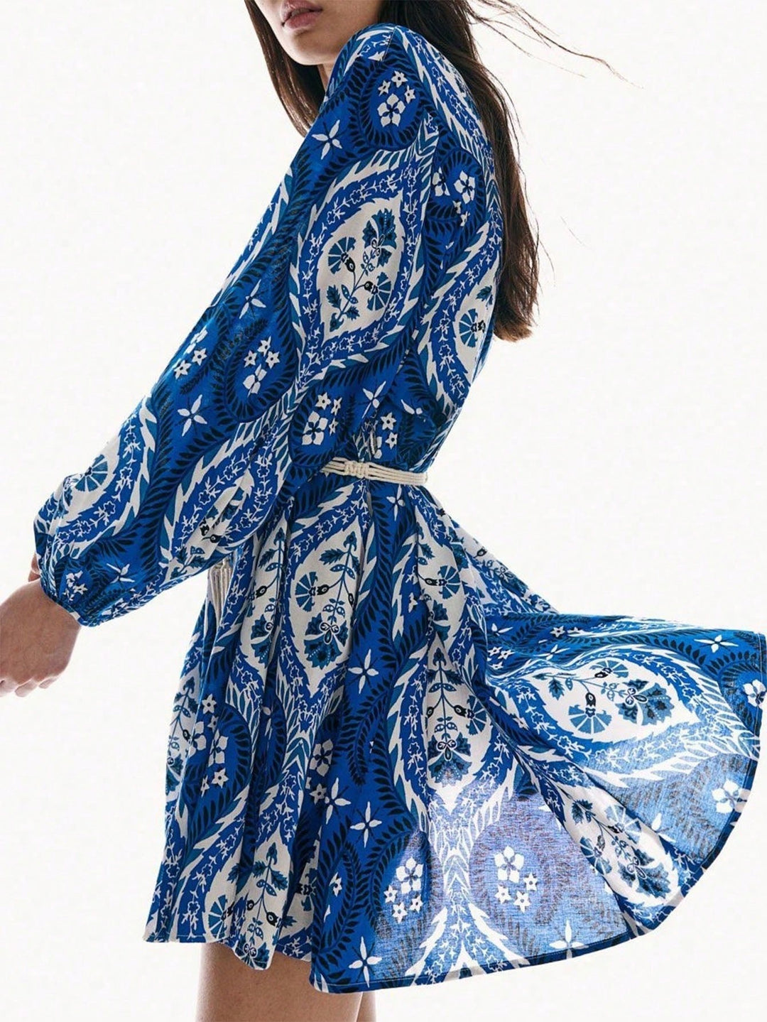 Rochie scurtă SHEIN, albastru