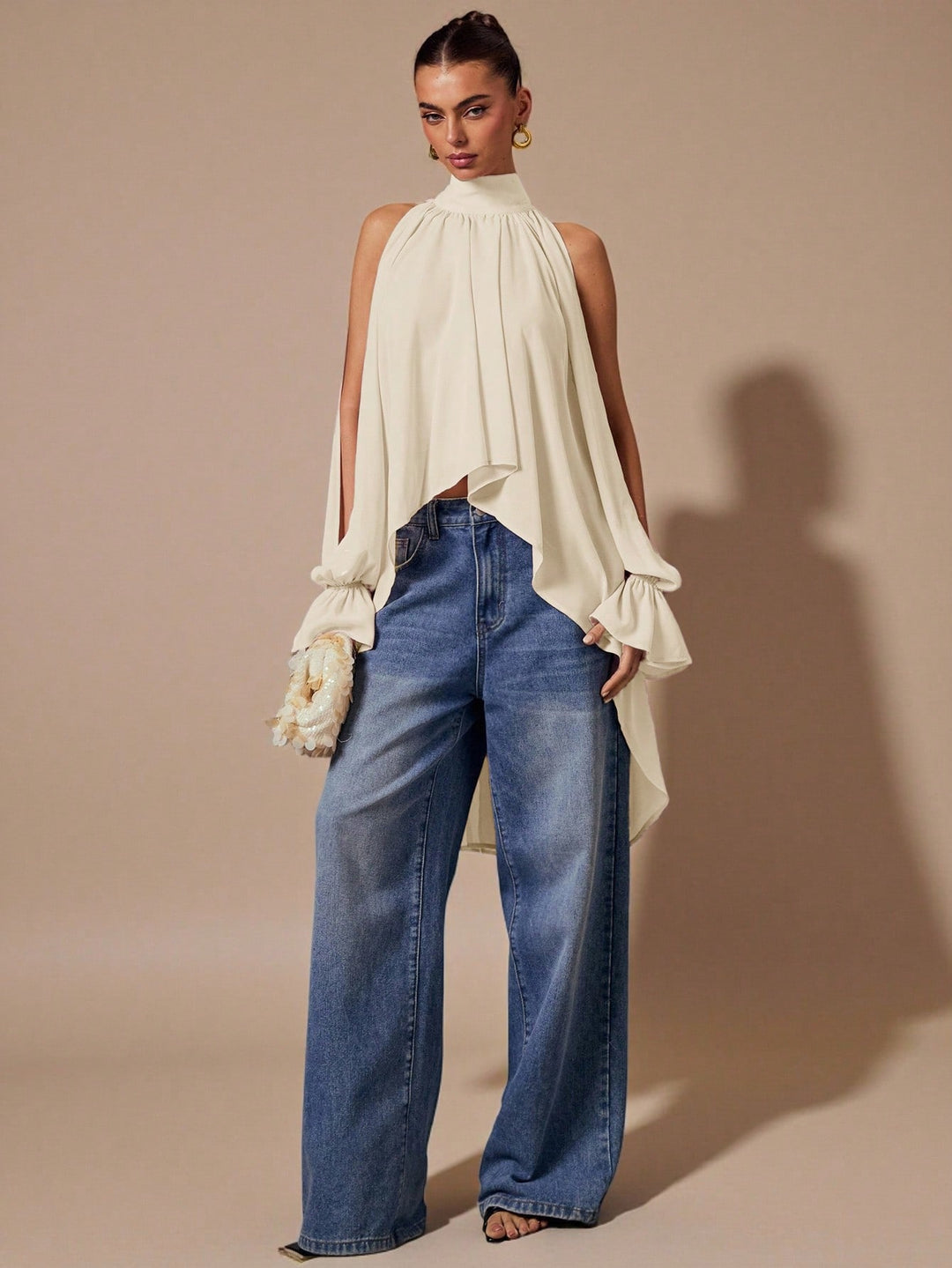 Top SHEIN, bej