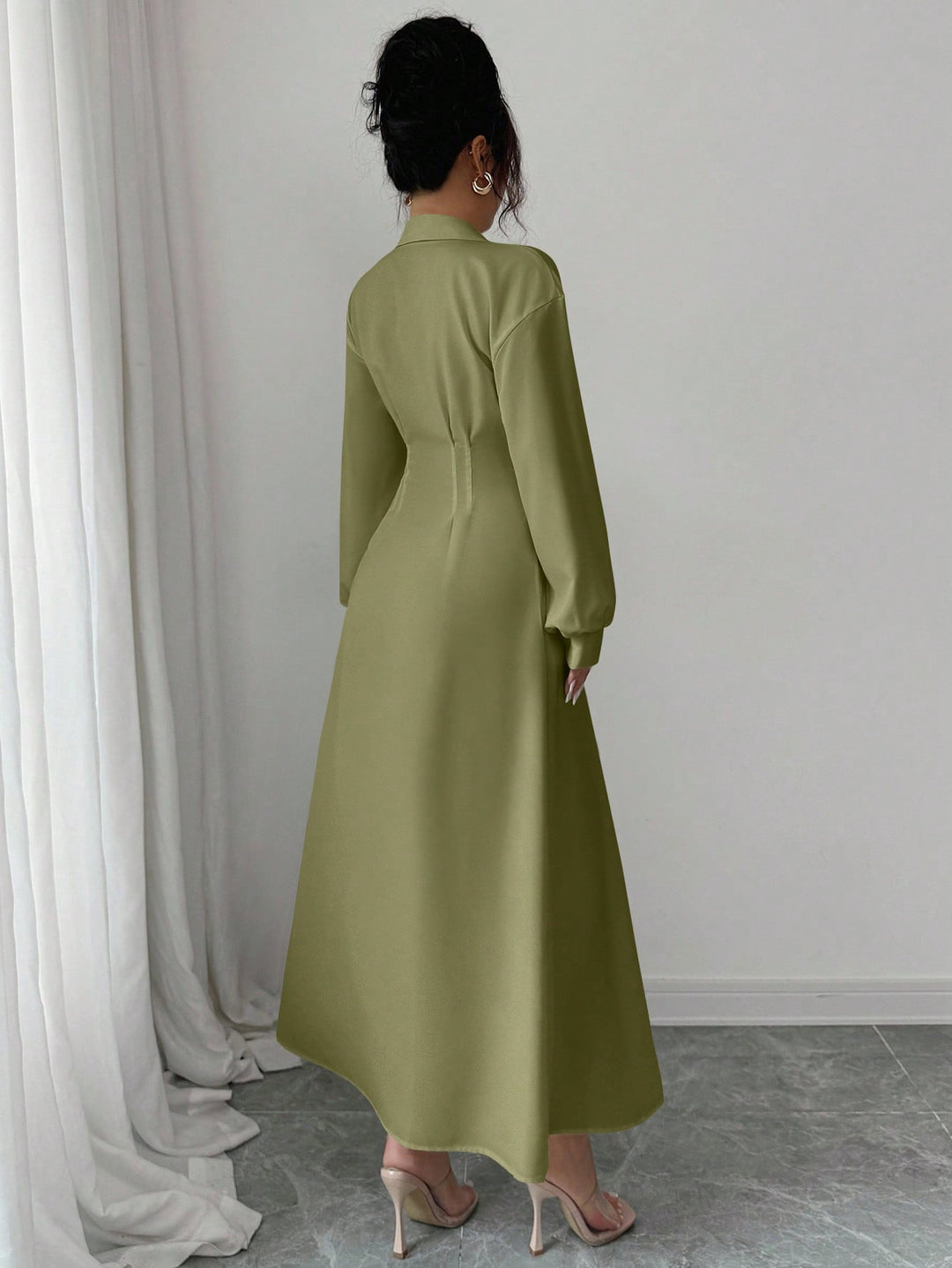 Rochie maxi SHEIN, verde