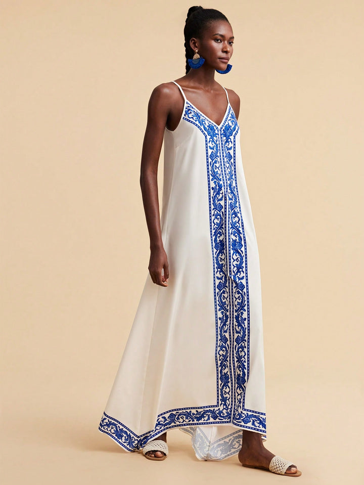 Rochie maxi SHEIN, portocaliu
