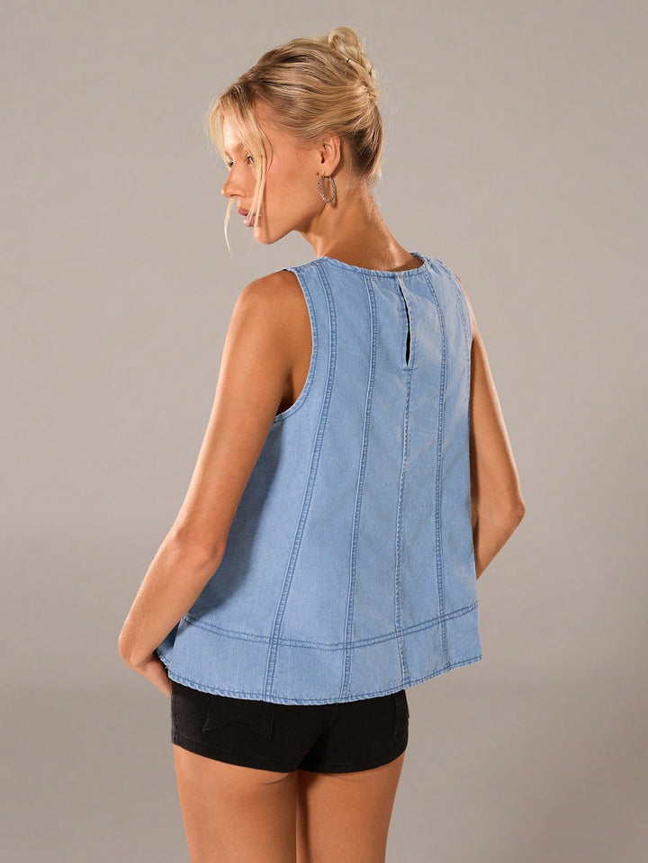Top SHEIN, albastru