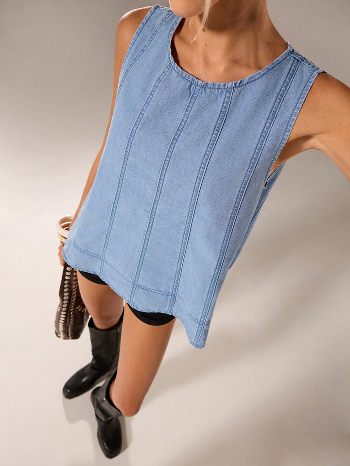 Top SHEIN, albastru