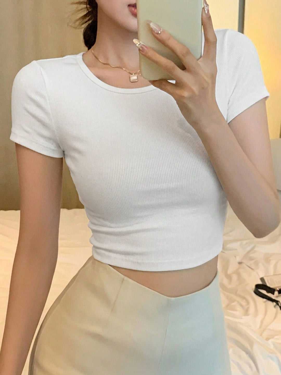 Tricou SHEIN, alb