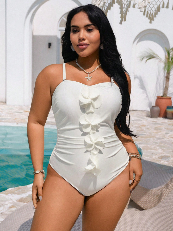 Costum de baie SHEIN, bej