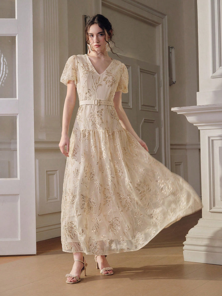 Rochie maxi SHEIN, portocaliu
