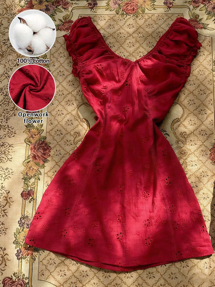 Rochie scurtă SHEIN, roșu