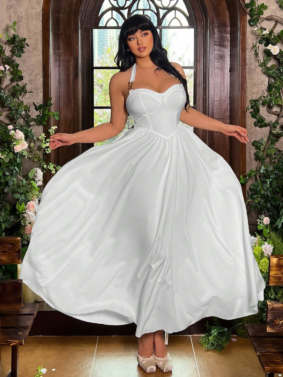 Rochie SHEIN, alb