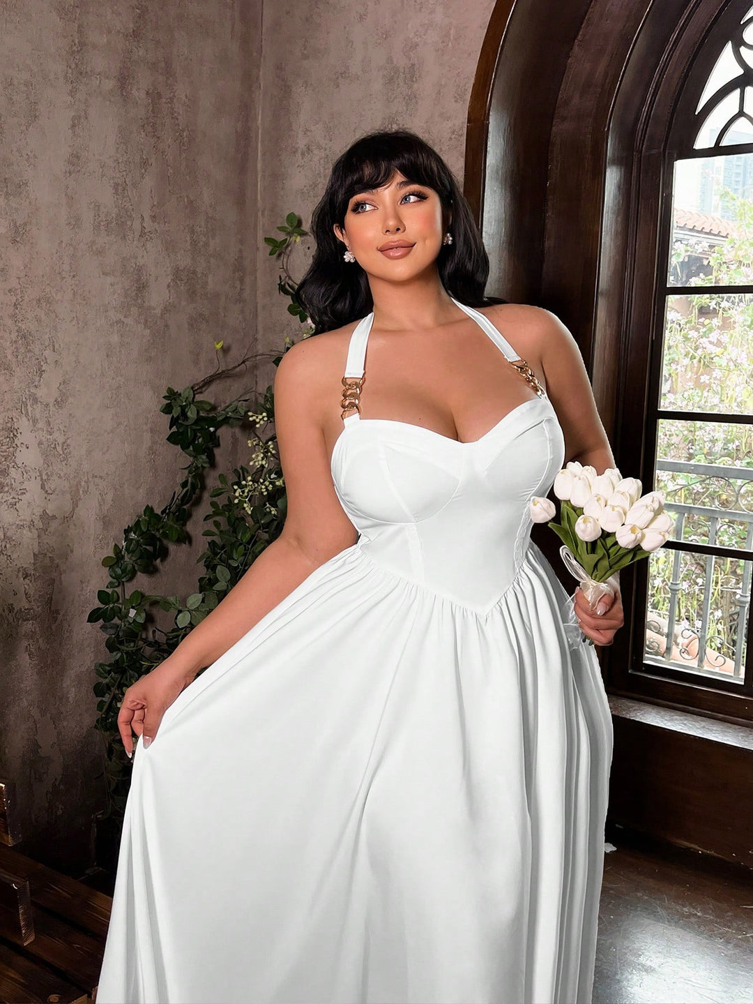Rochie SHEIN, alb