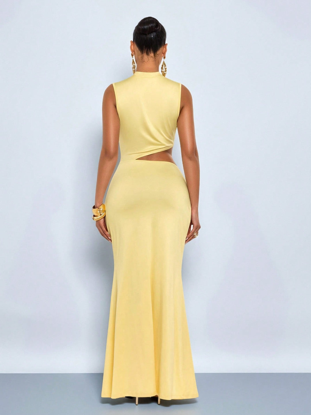 Rochie maxi SHEIN, galben