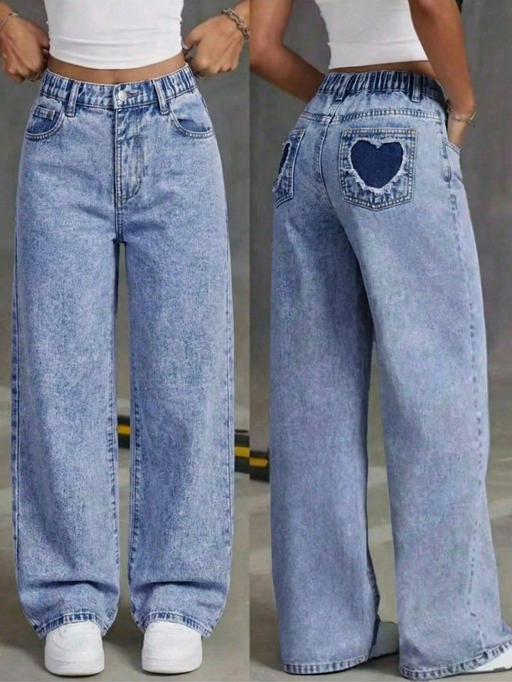 Jeans SHEIN, albastru