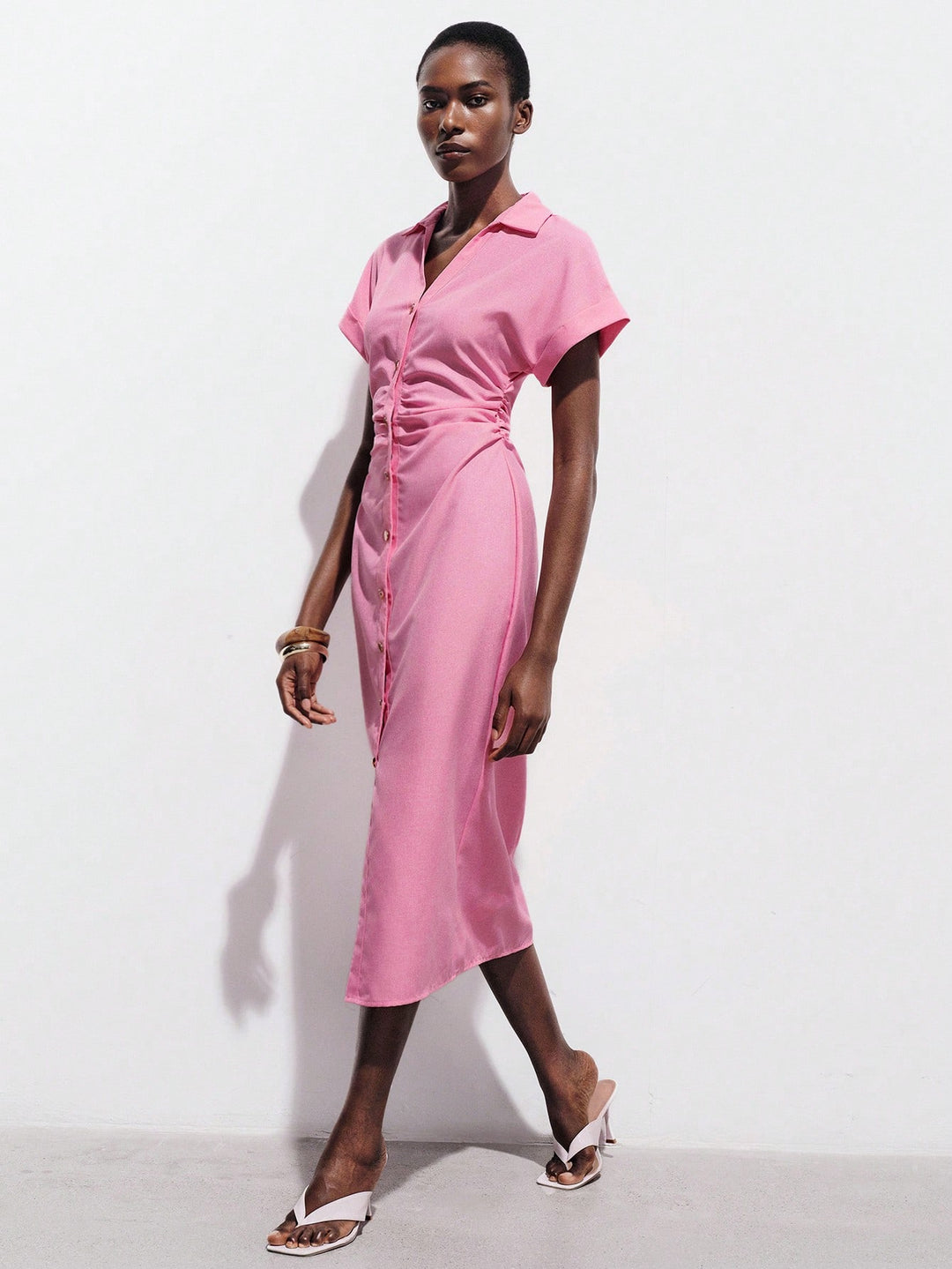 Rochie maxi SHEIN, roz