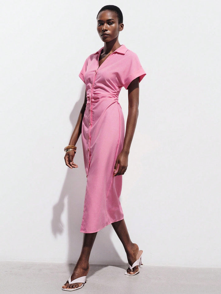 Rochie maxi SHEIN, roz