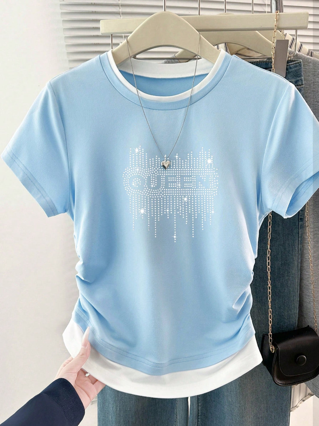 Tricou SHEIN, albastru