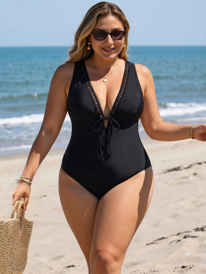 Costum de baie SHEIN, negru