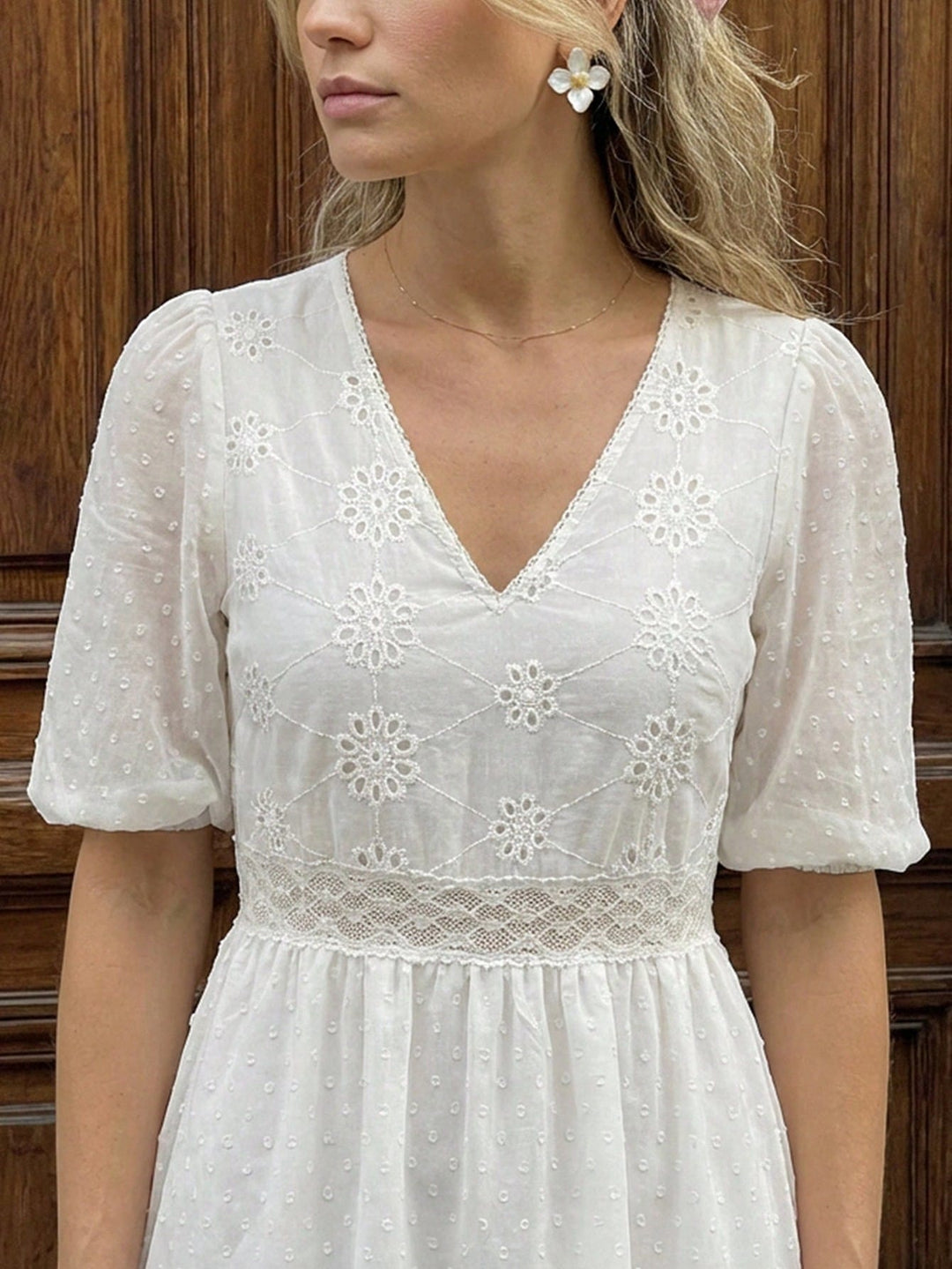 Rochie scurtă SHEIN, alb