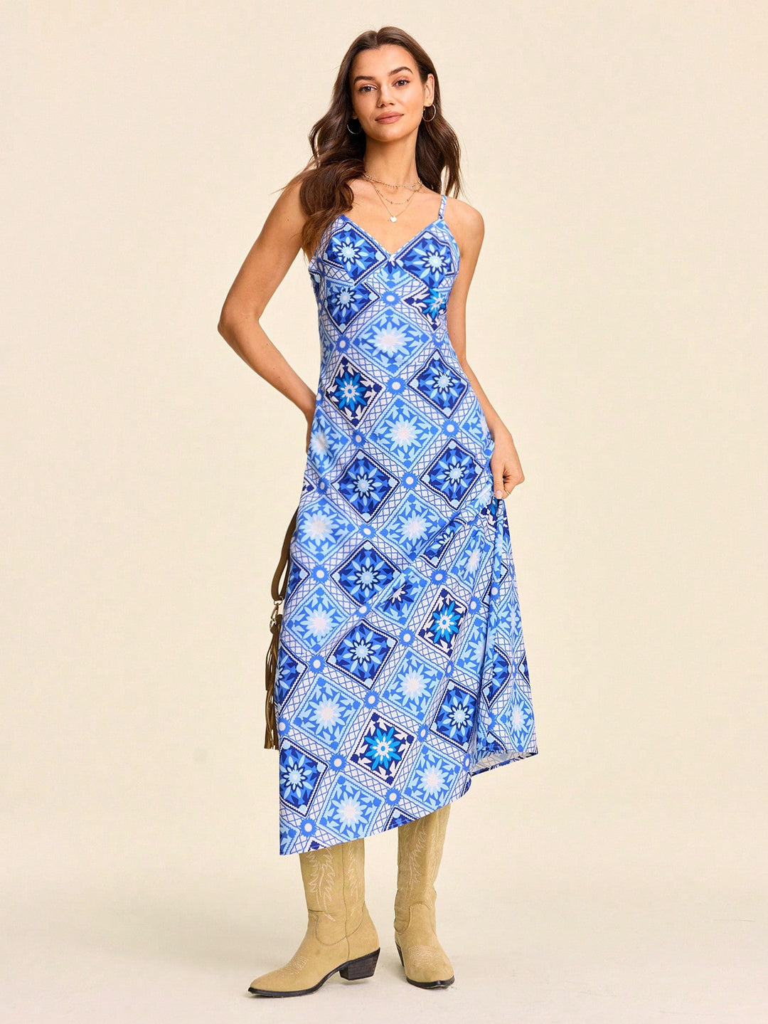 Rochie maxi SHEIN, albastru