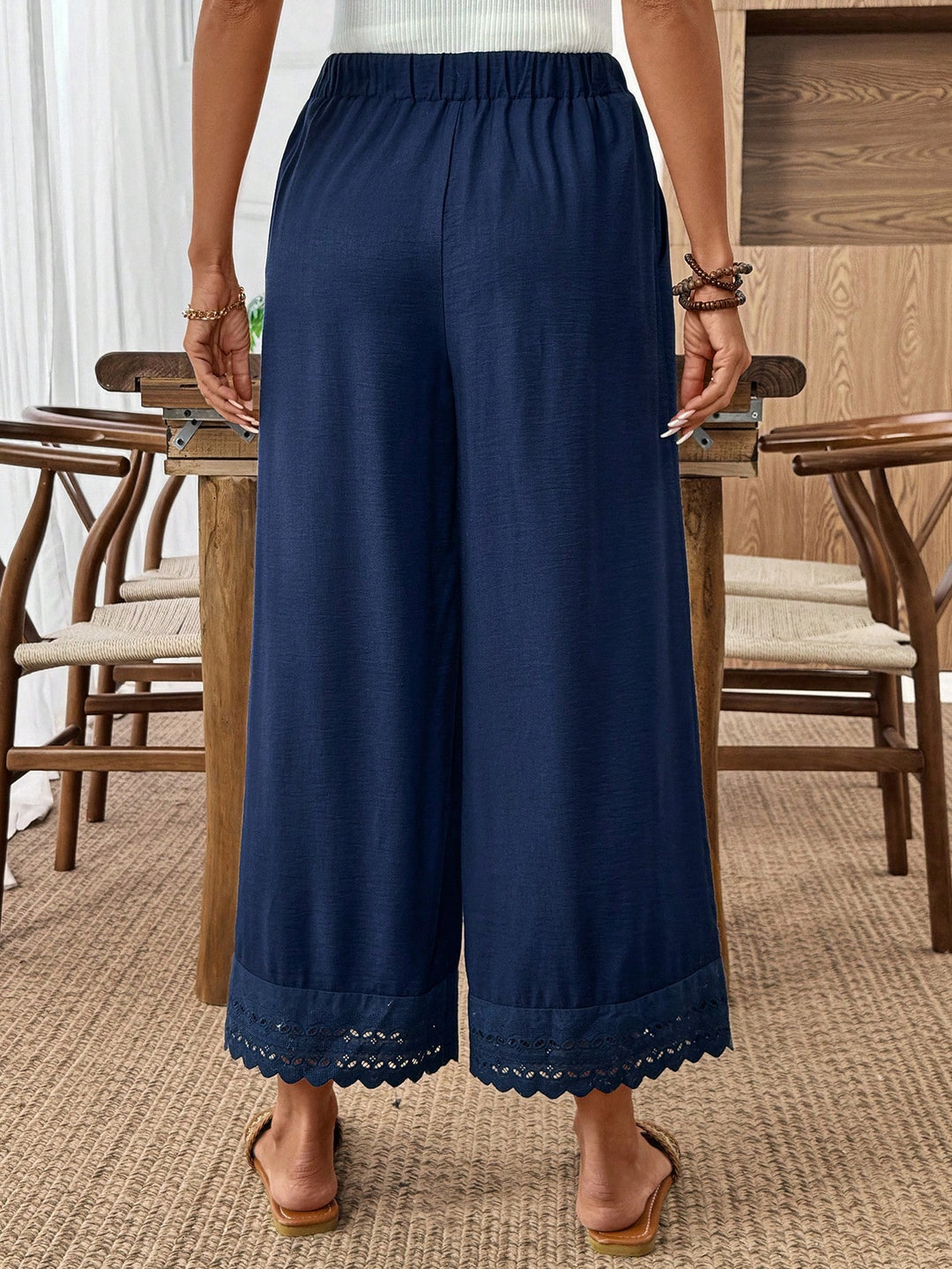 Pantaloni SHEIN, albastru