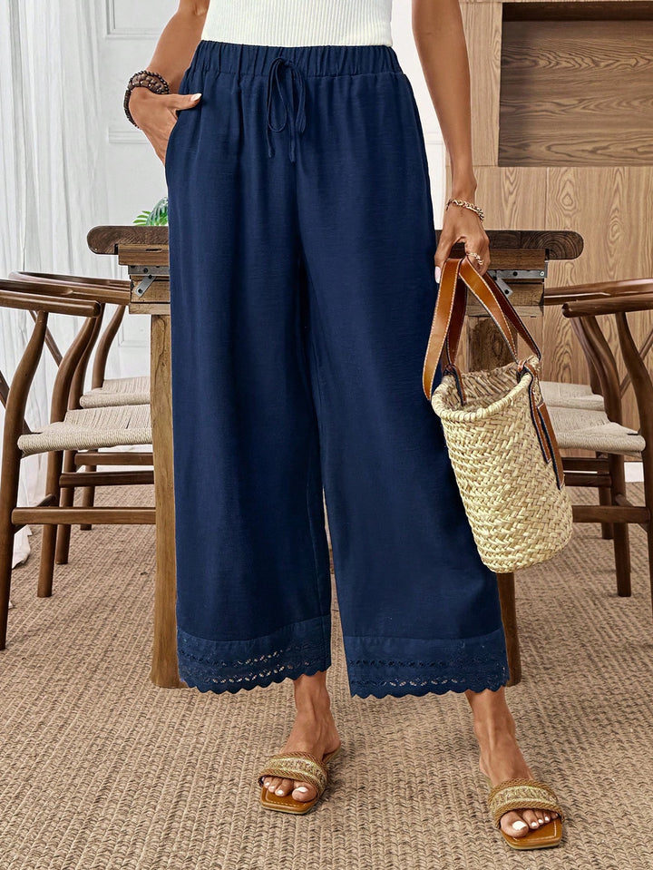 Pantaloni SHEIN, albastru