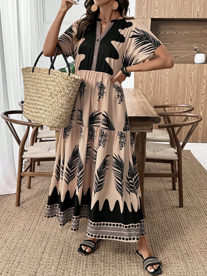 Rochie maxi SHEIN, kaki