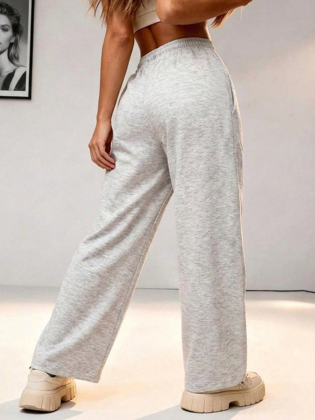 Pantaloni SHEIN, gri