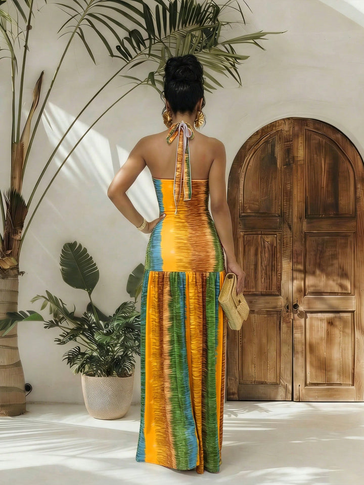 Rochie maxi SHEIN, mix culori
