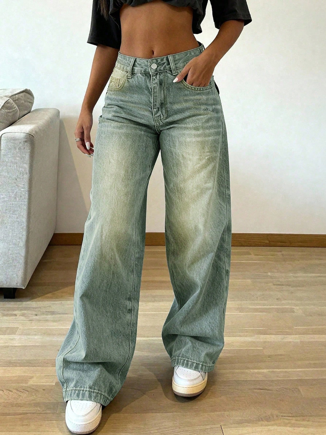 Jeans SHEIN, albastru