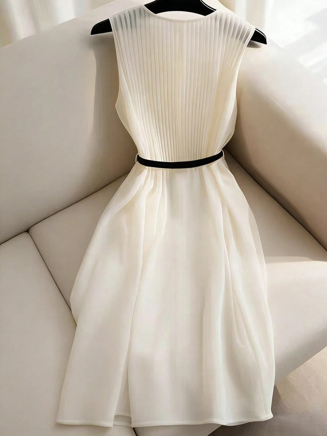 Rochie midi SHEIN, crem