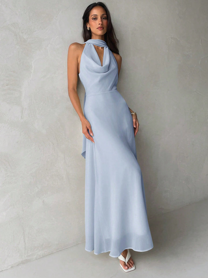 Rochie maxi SHEIN, albastru
