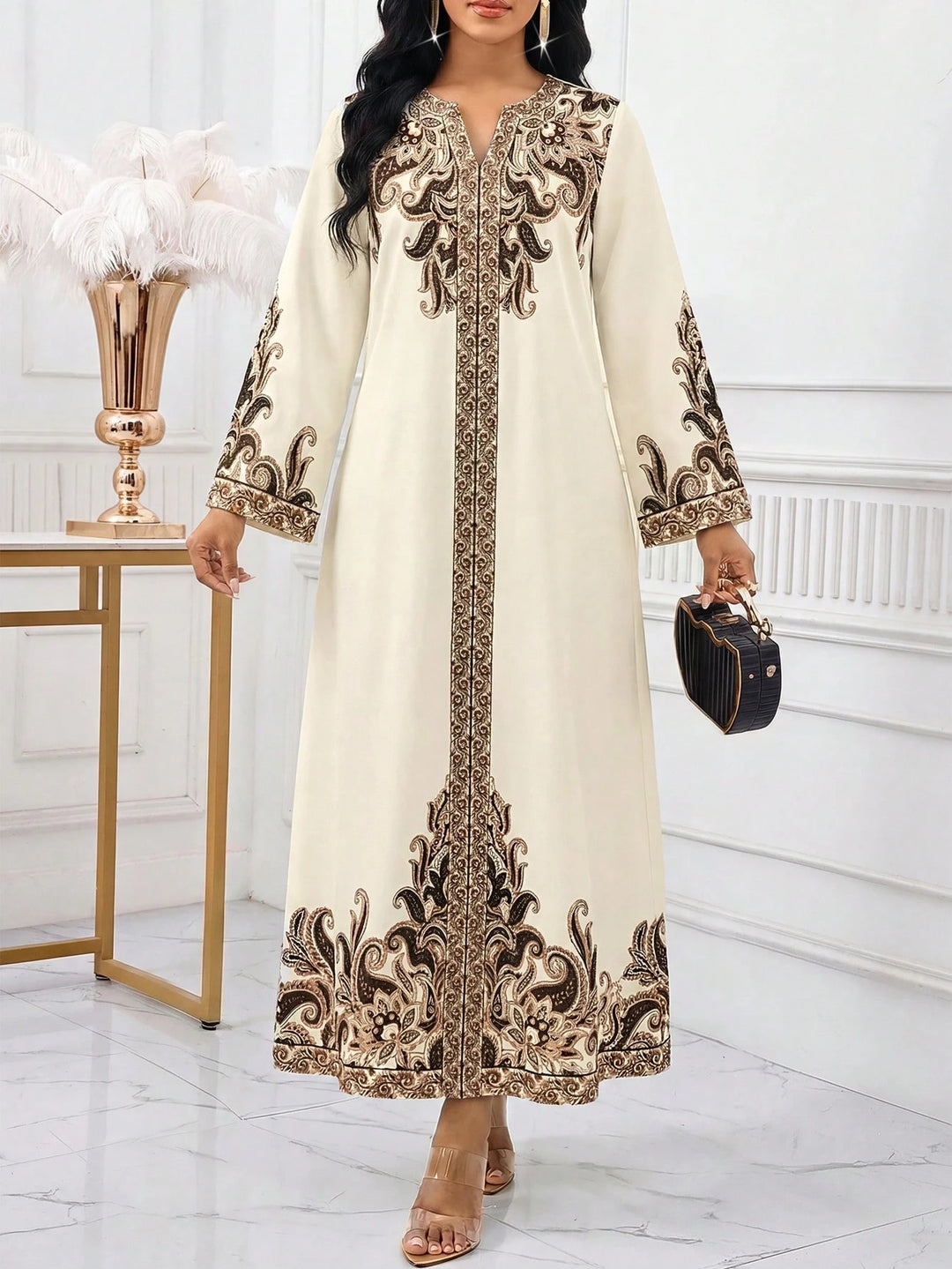 Rochie maxi SHEIN, mix culori