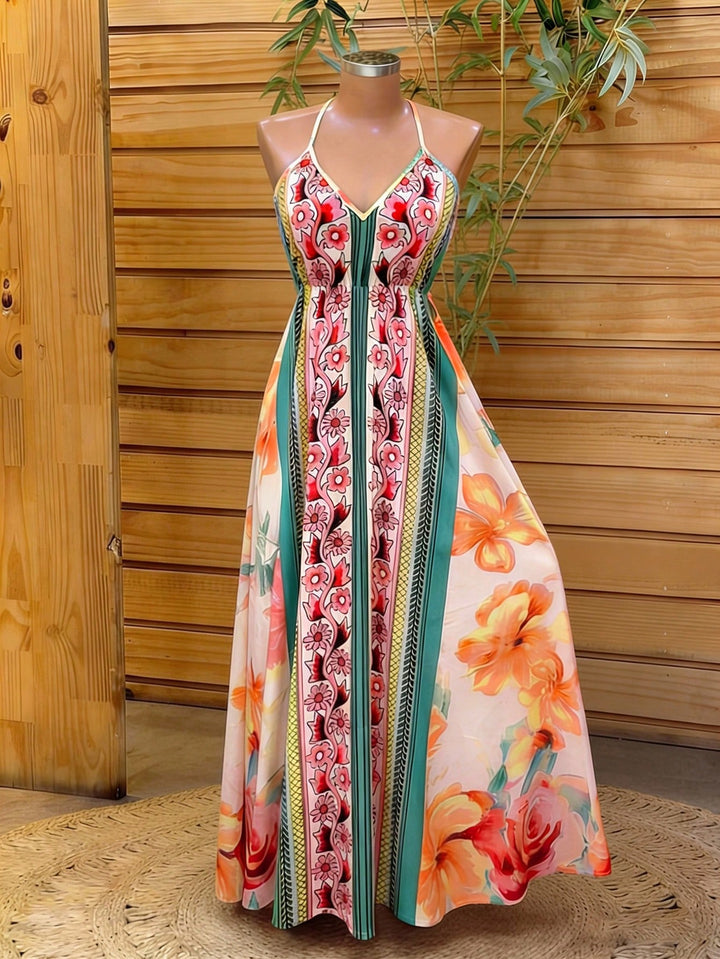 Rochie maxi SHEIN, mix culori