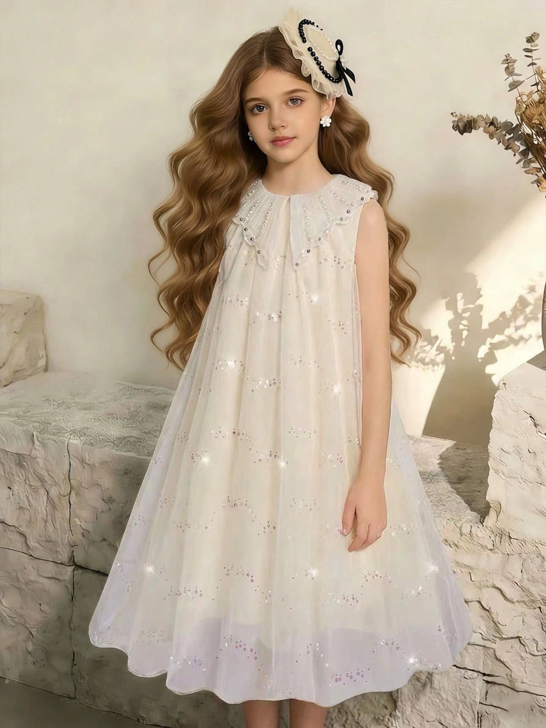 Rochie SHEIN, crem