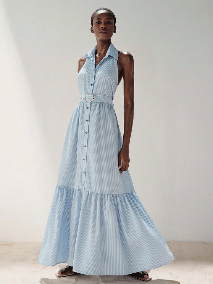 Rochie maxi SHEIN, albastru