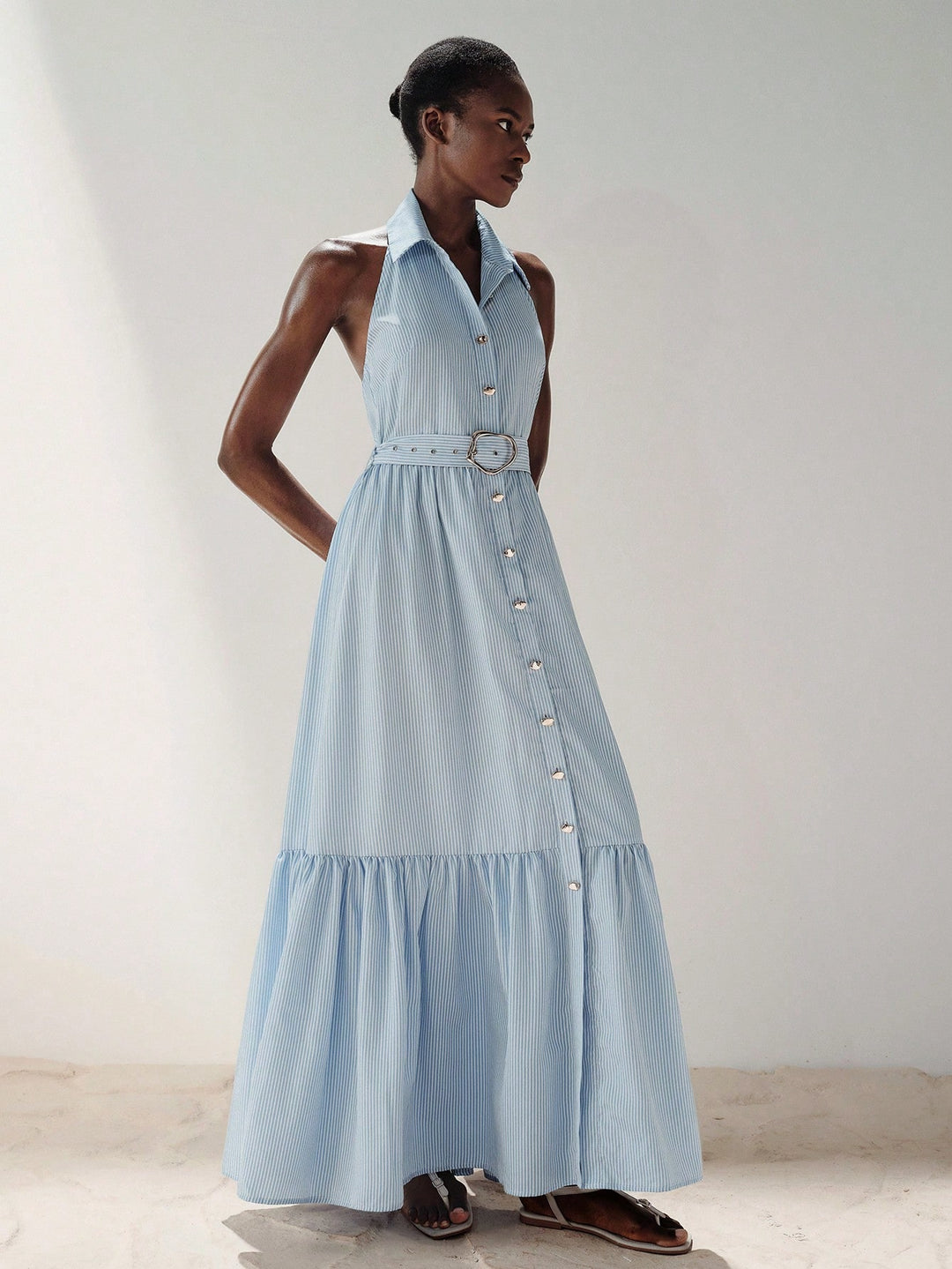 Rochie maxi SHEIN, albastru
