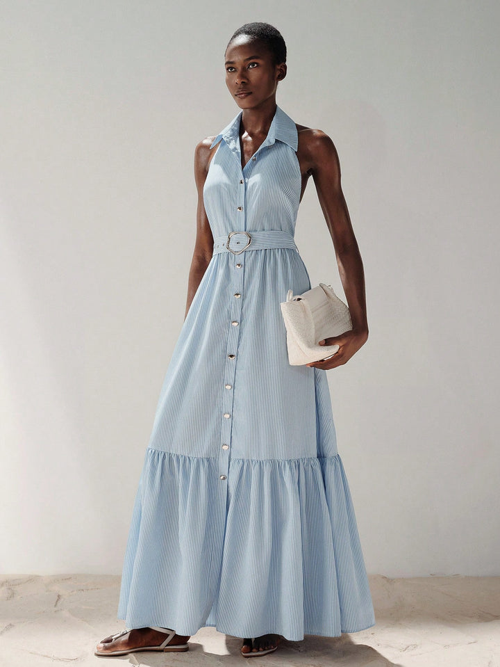 Rochie maxi SHEIN, albastru
