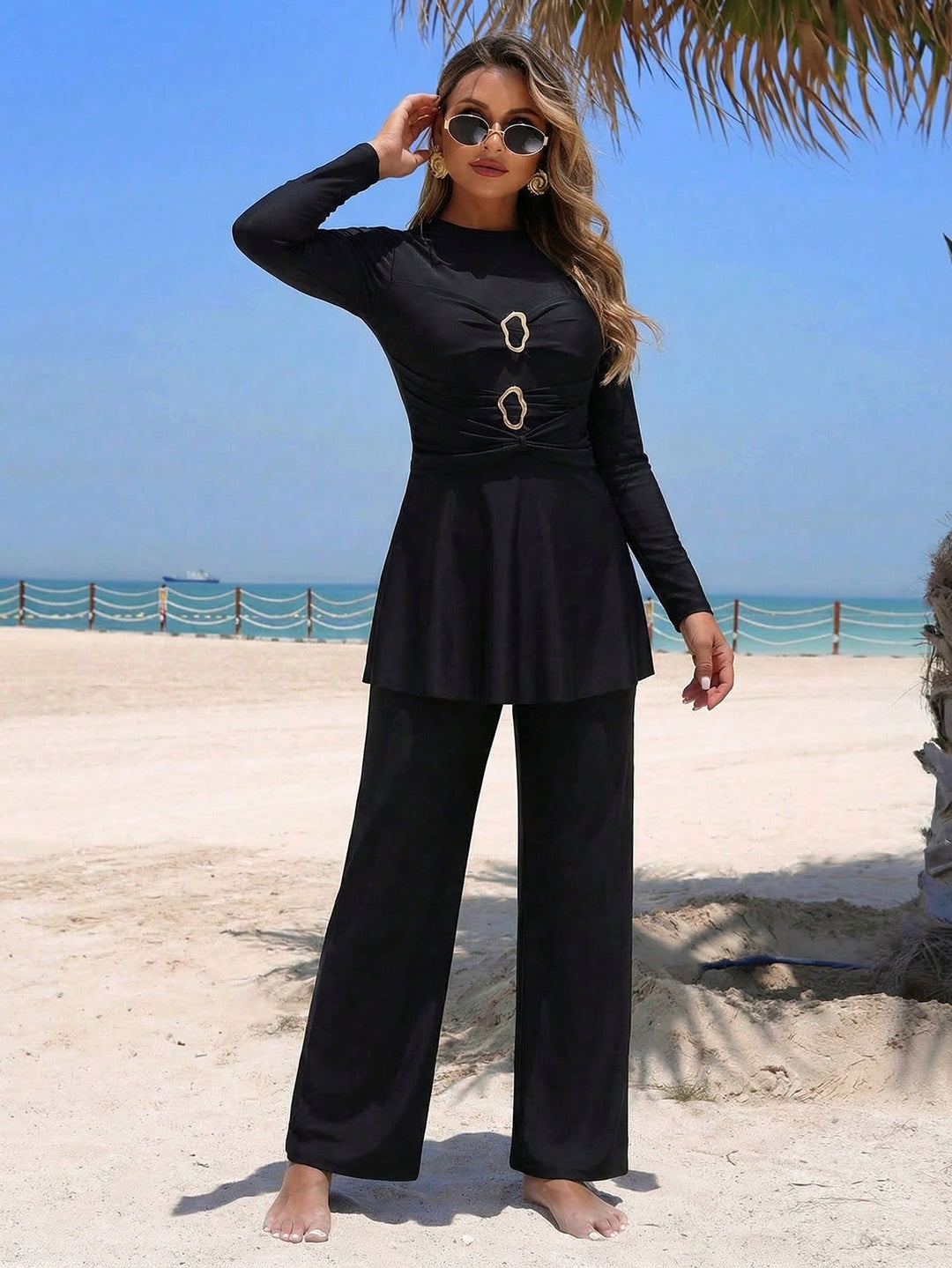 Costum de baie SHEIN, negru