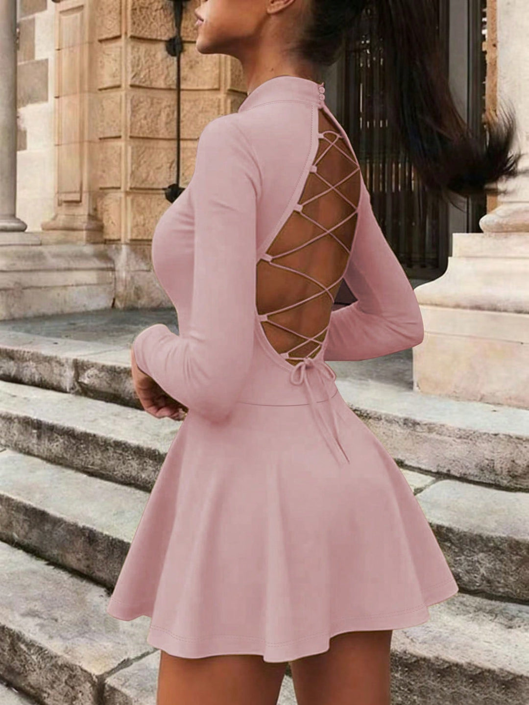 Rochie mini SHEIN, roz