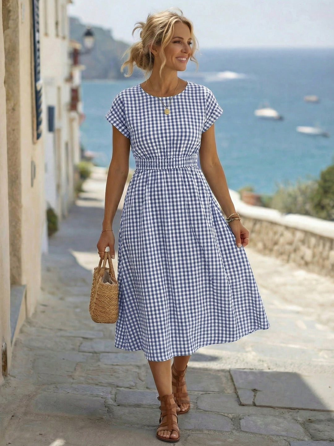 Rochie maxi SHEIN, albastru