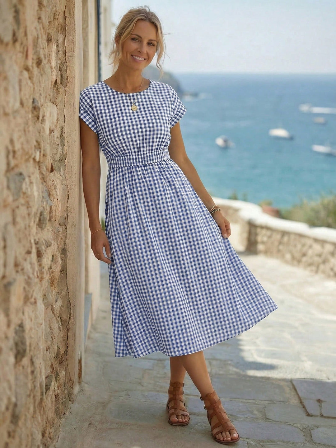 Rochie maxi SHEIN, albastru
