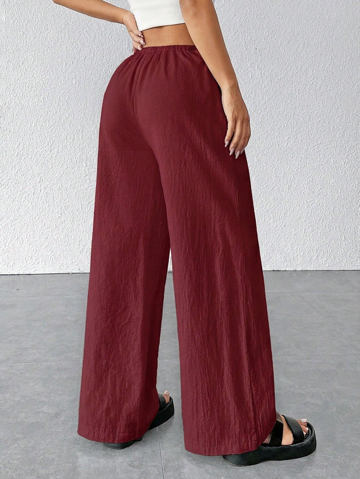 Pantaloni SHEIN, vișiniu