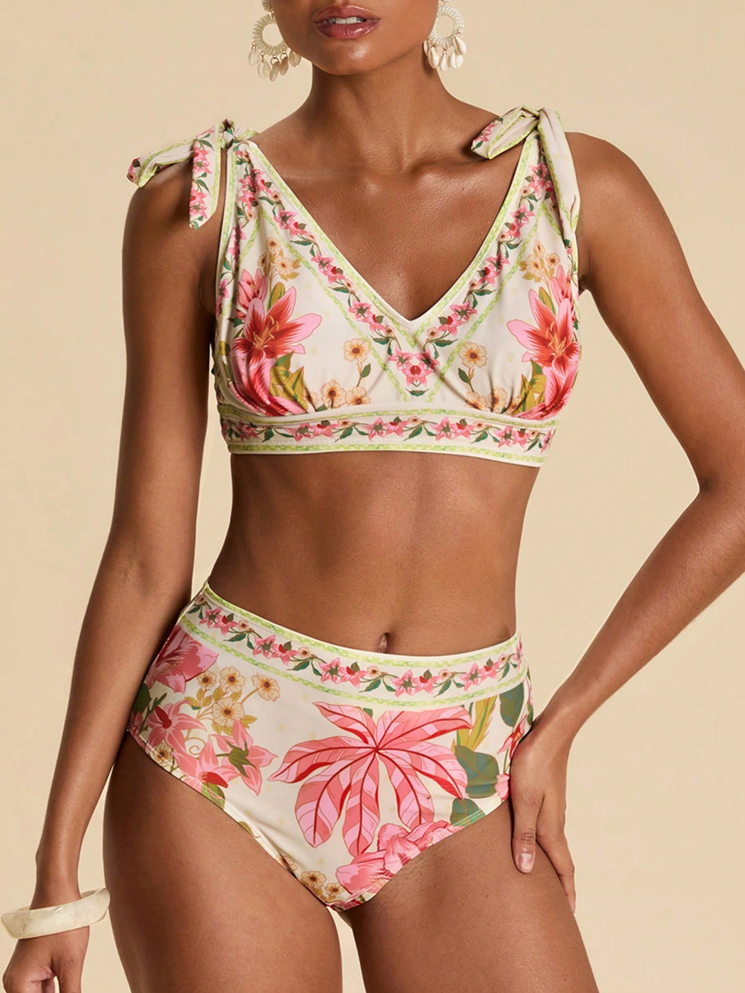 Set bikini SHEIN, mix culori