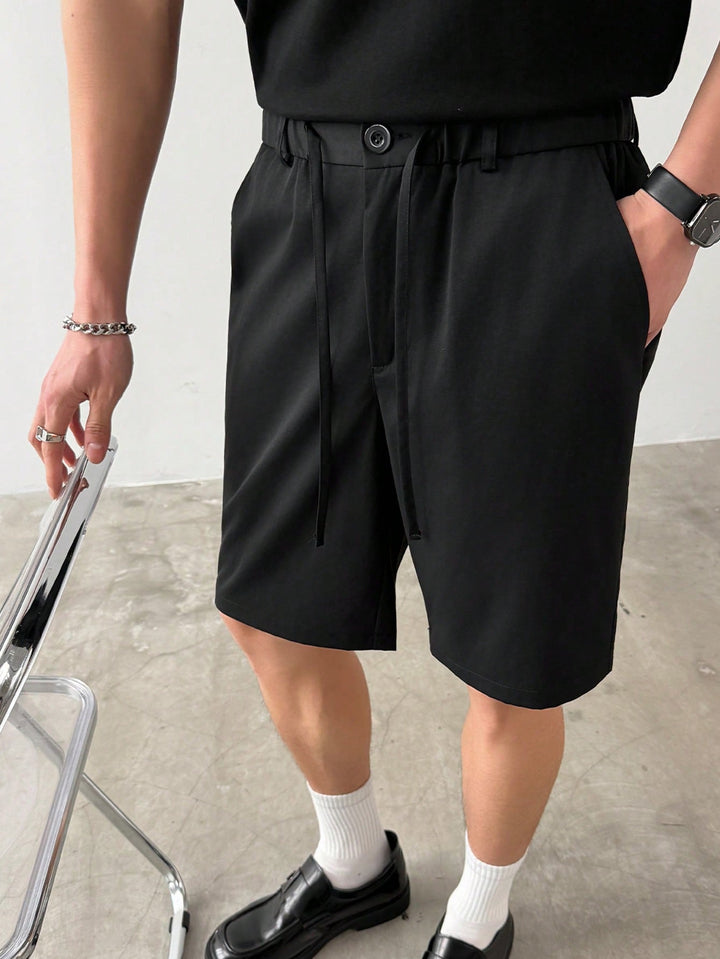 Pantaloni scurți SHEIN, negru