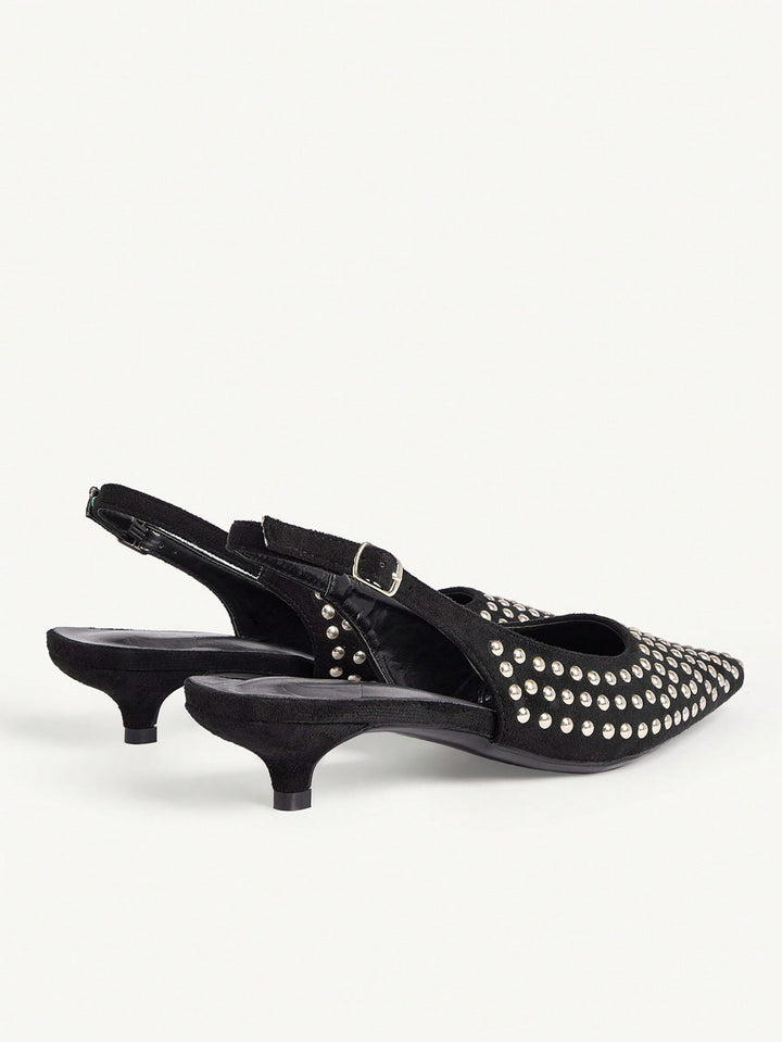 Pantofi cu toc SHEIN, negru