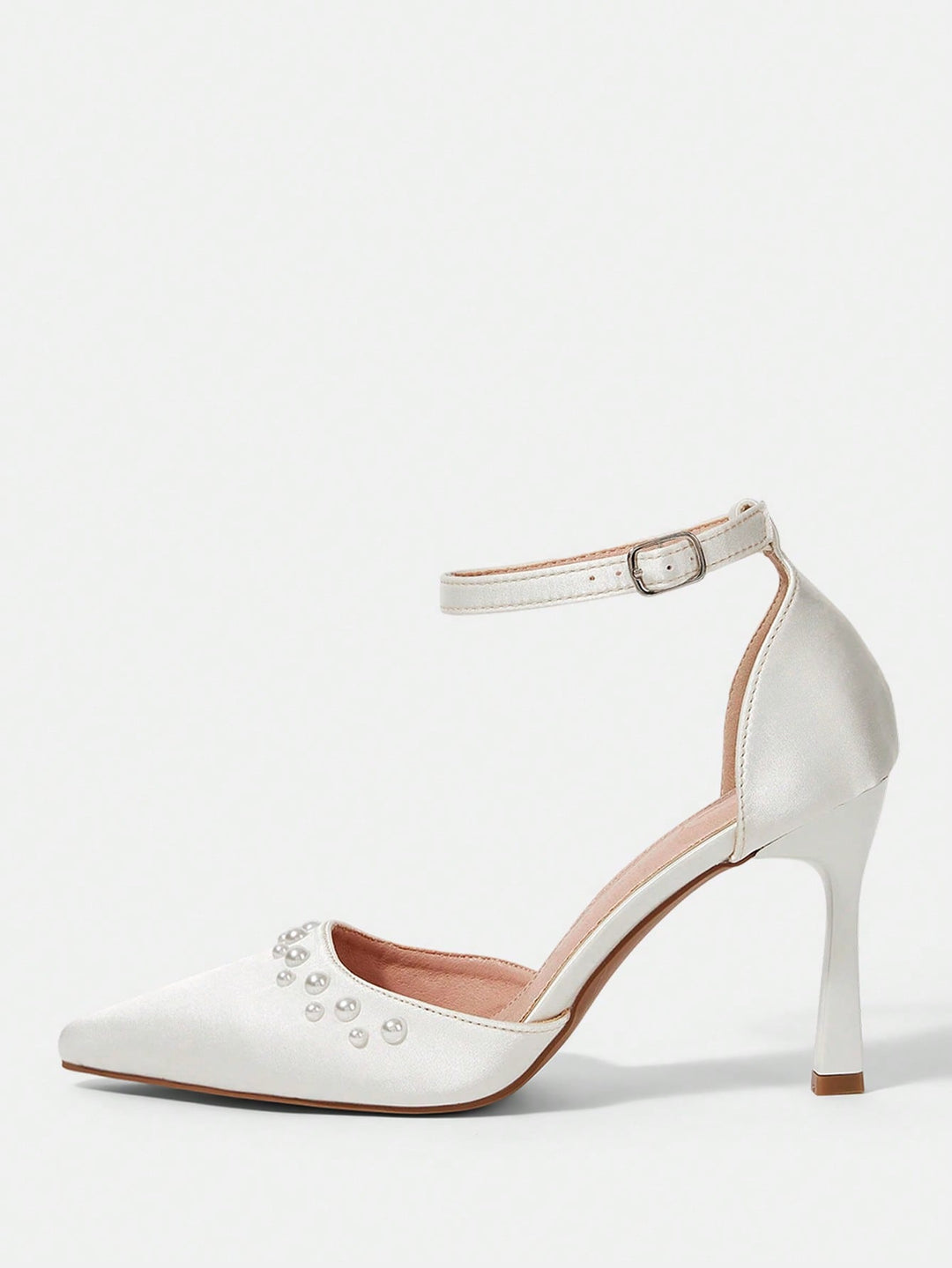 Pantofi cu toc SHEIN, alb