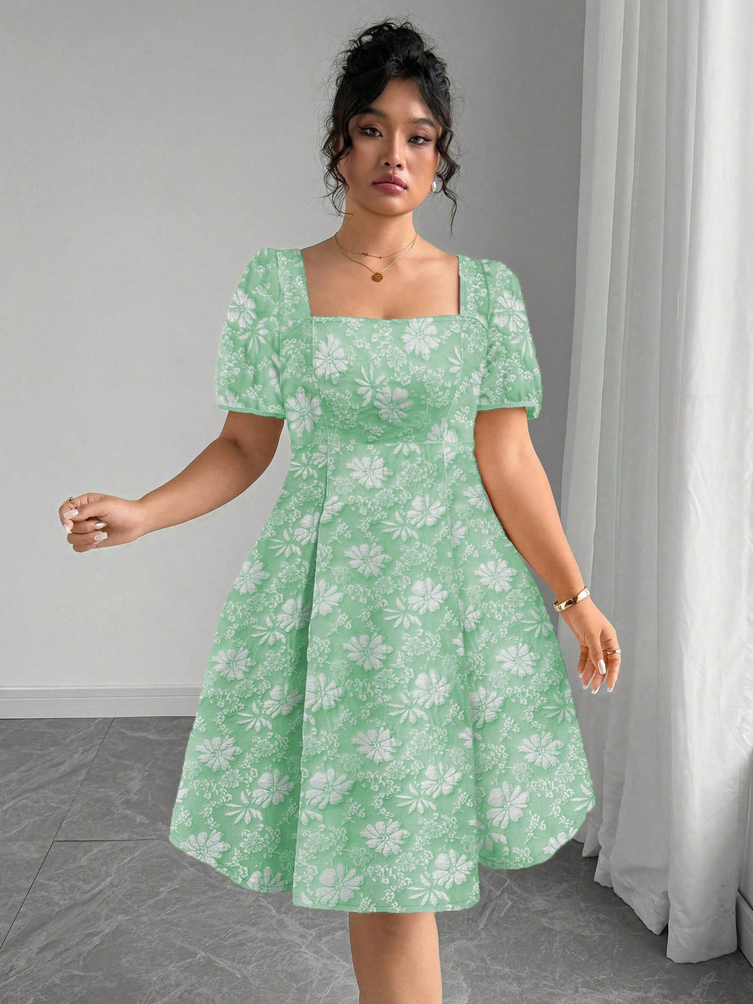 Rochie SHEIN, verde