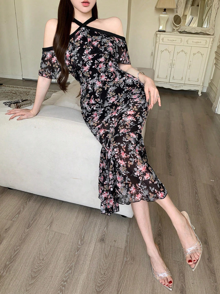 Rochie scurtă SHEIN, negru