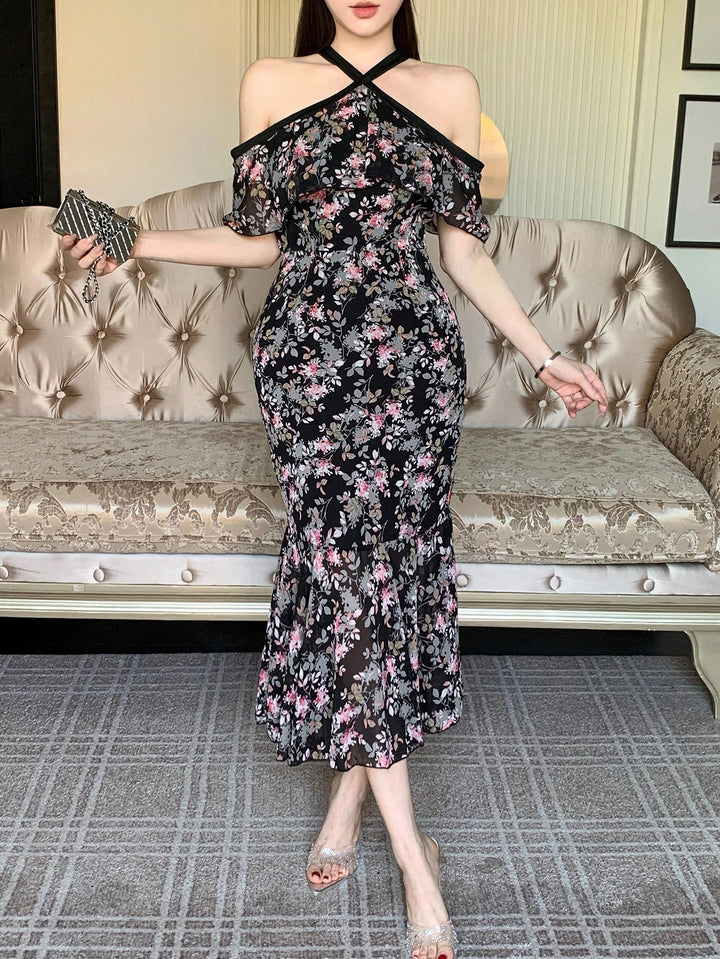 Rochie scurtă SHEIN, negru